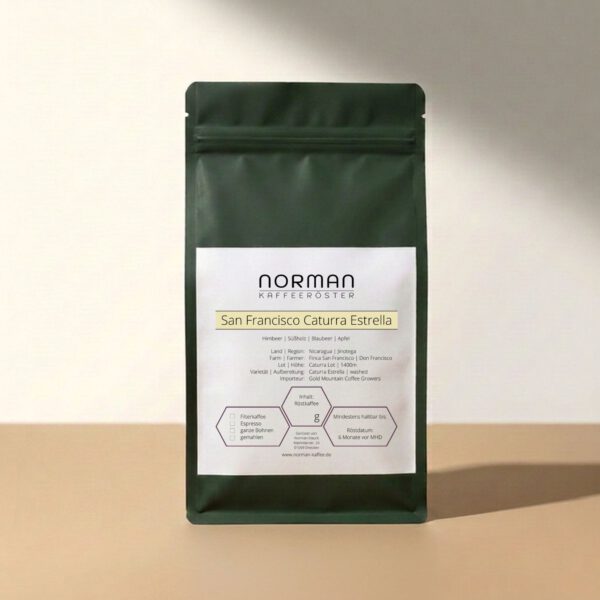 Espresso - San Francisco Caturra Estrella 100% Arabica Nicaragua