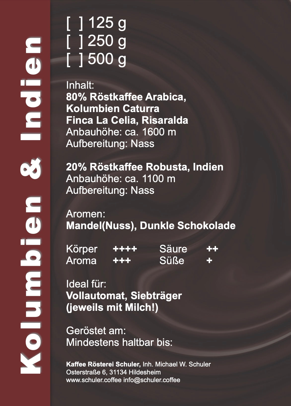 Kolumbien/Indien1
