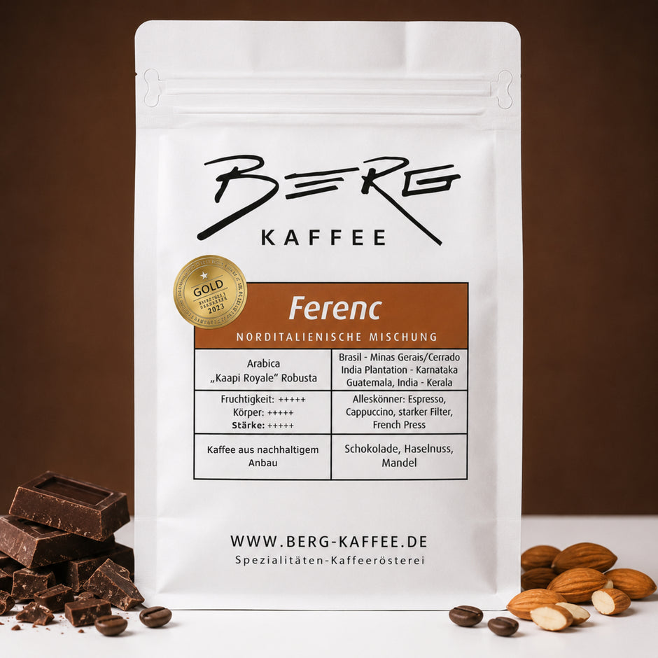 Espresso Blend - Ferenc mit Schokolade, Haselnuss & Mandel