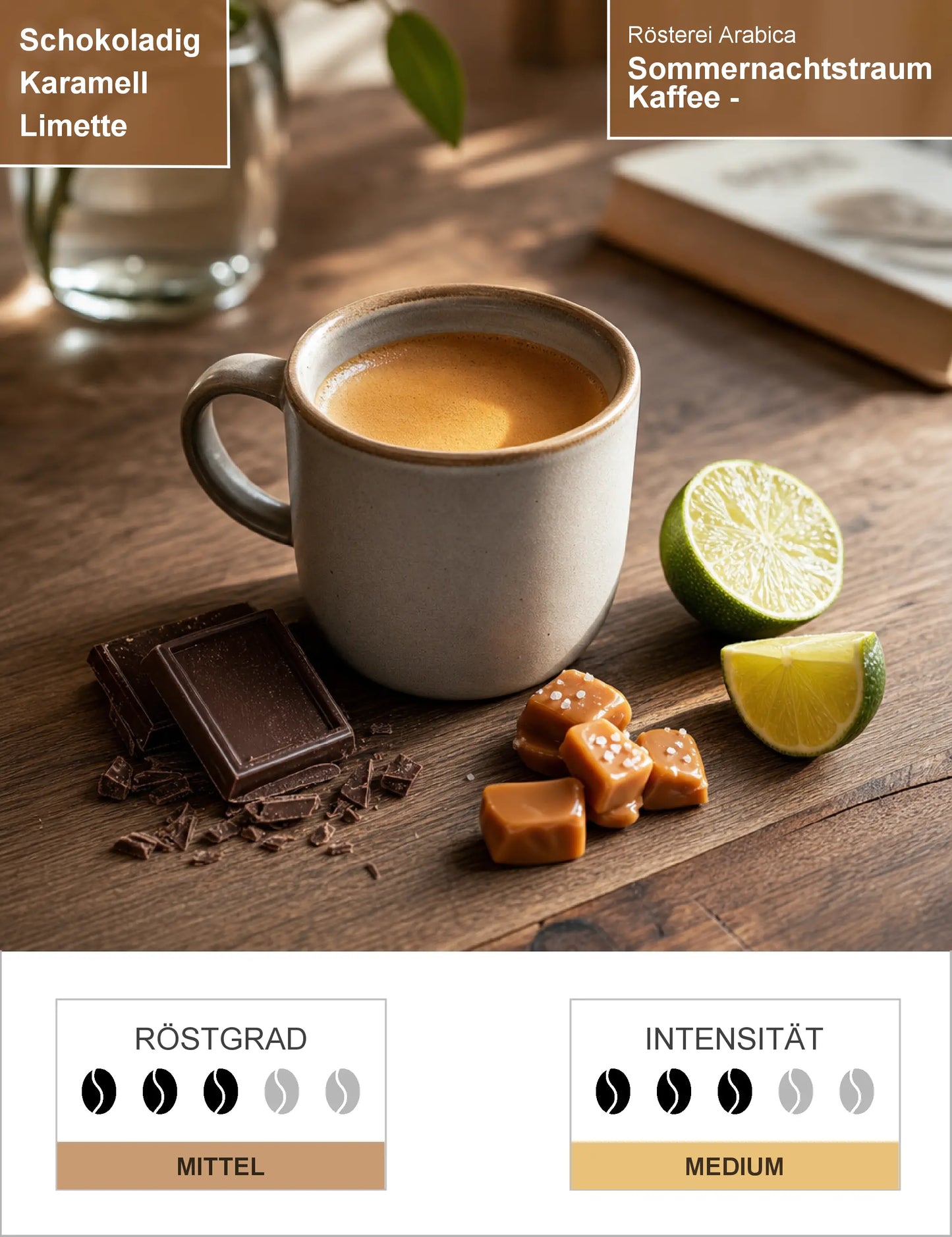 Sommernachtstraum Kaffee - Goldmedaille 2025 Infografik1