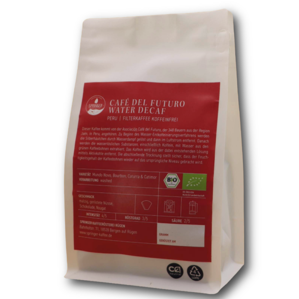 Peru Café del Futuro Water Decaf Filterkaffee1