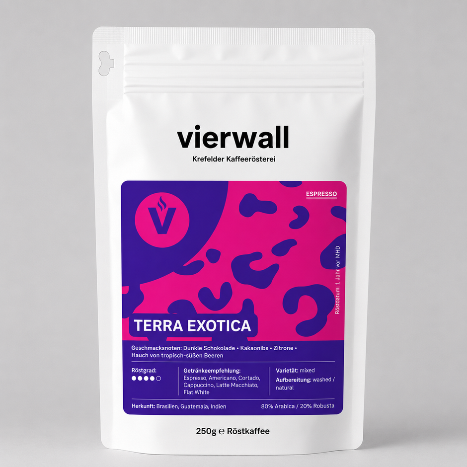 Espresso Blend - Terra Exotica, 80/20 Arabica Robusta Aroma