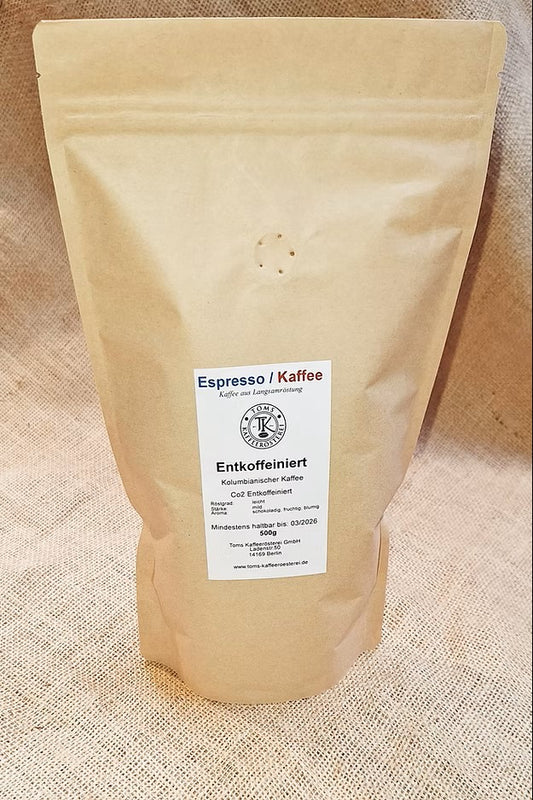 Colombia Supremo Decaf CO2-Entk.