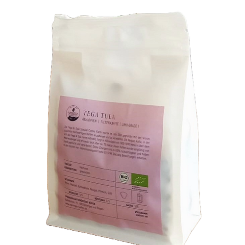 Filterkaffee - Tega & Tula Äthiopien Bio Arabica mit Beeren & Nougat