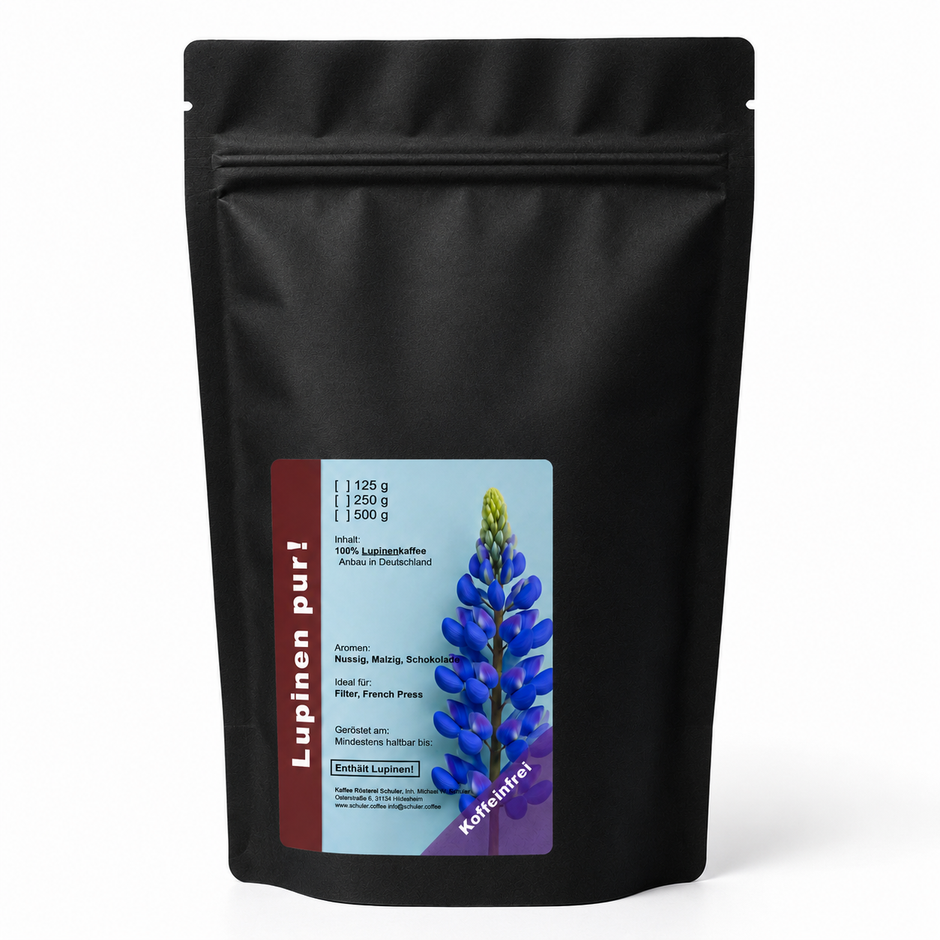 Filterkaffee - Lupinen pur! 100% Lupinenkaffee Deutschland koffeinfrei