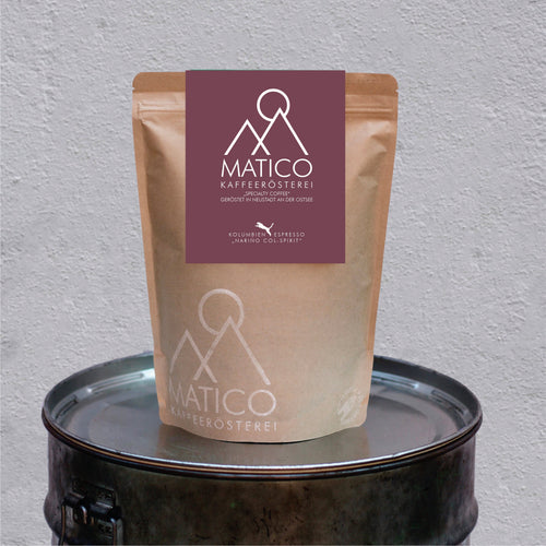 Kolumbien „Narino Soto“ Espresso – Arabica mit Schoko & Nuss