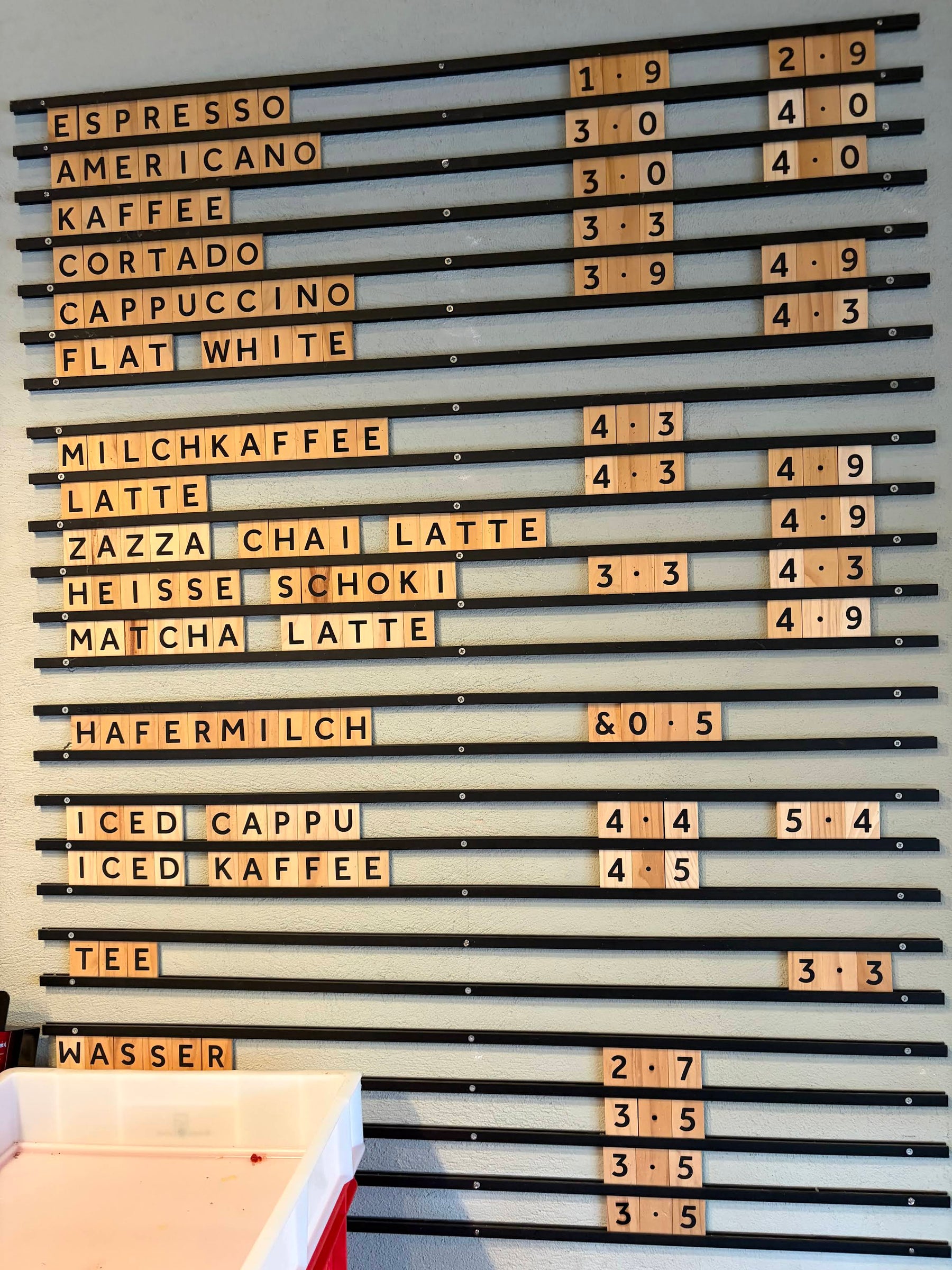 Speisekarte von ZAZZA Kaffeehaus, Seite 1