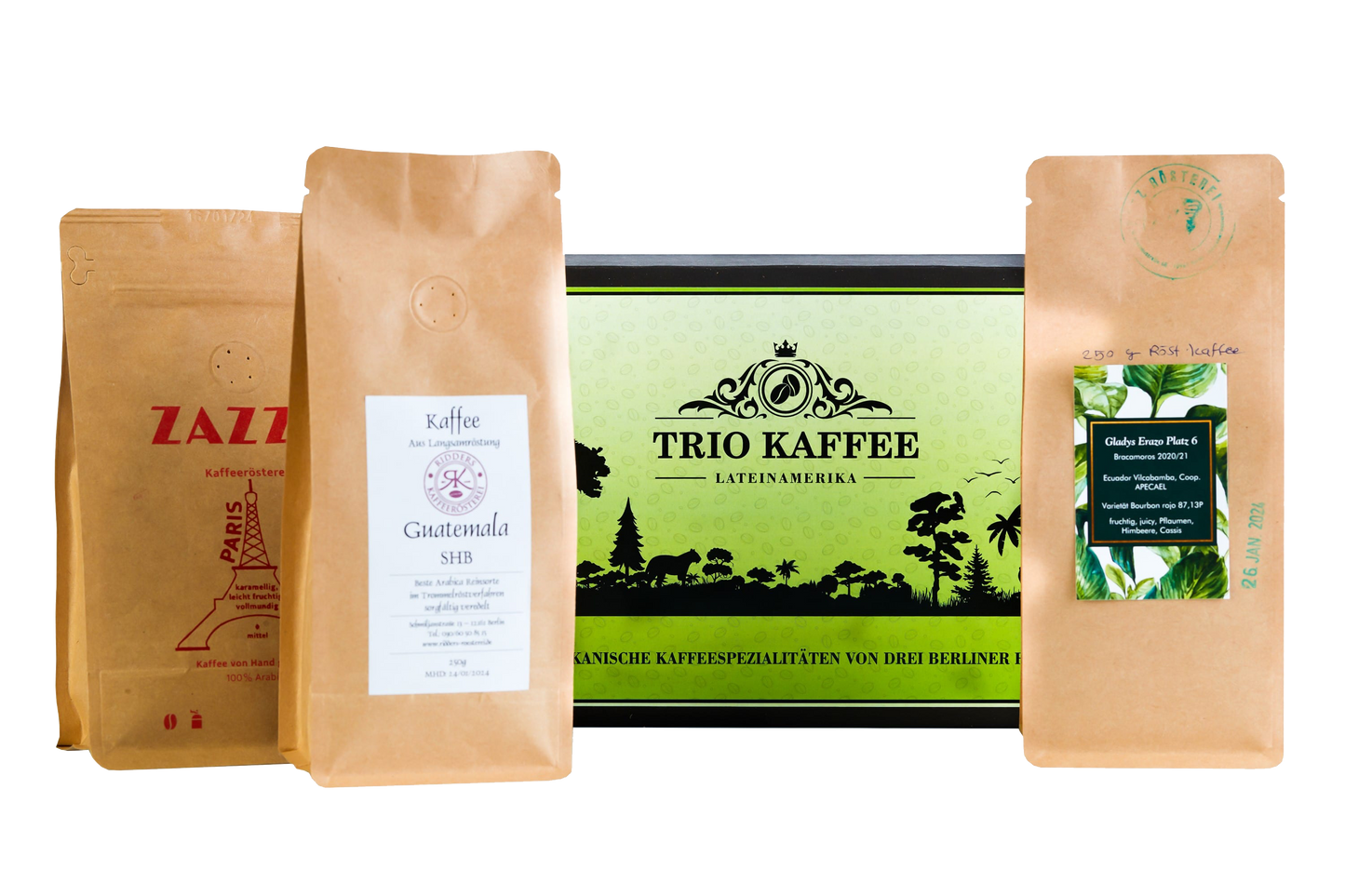 Trio Kaffee Geschenkset: Lateinamerika