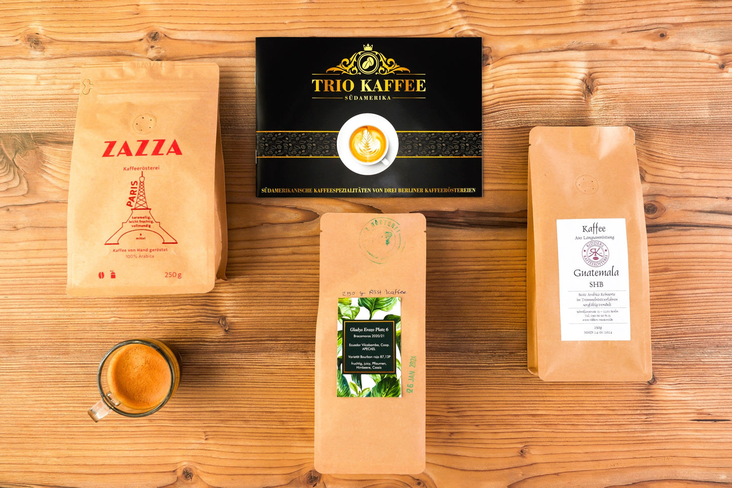 Trio Kaffee Geschenkset: Lateinamerika